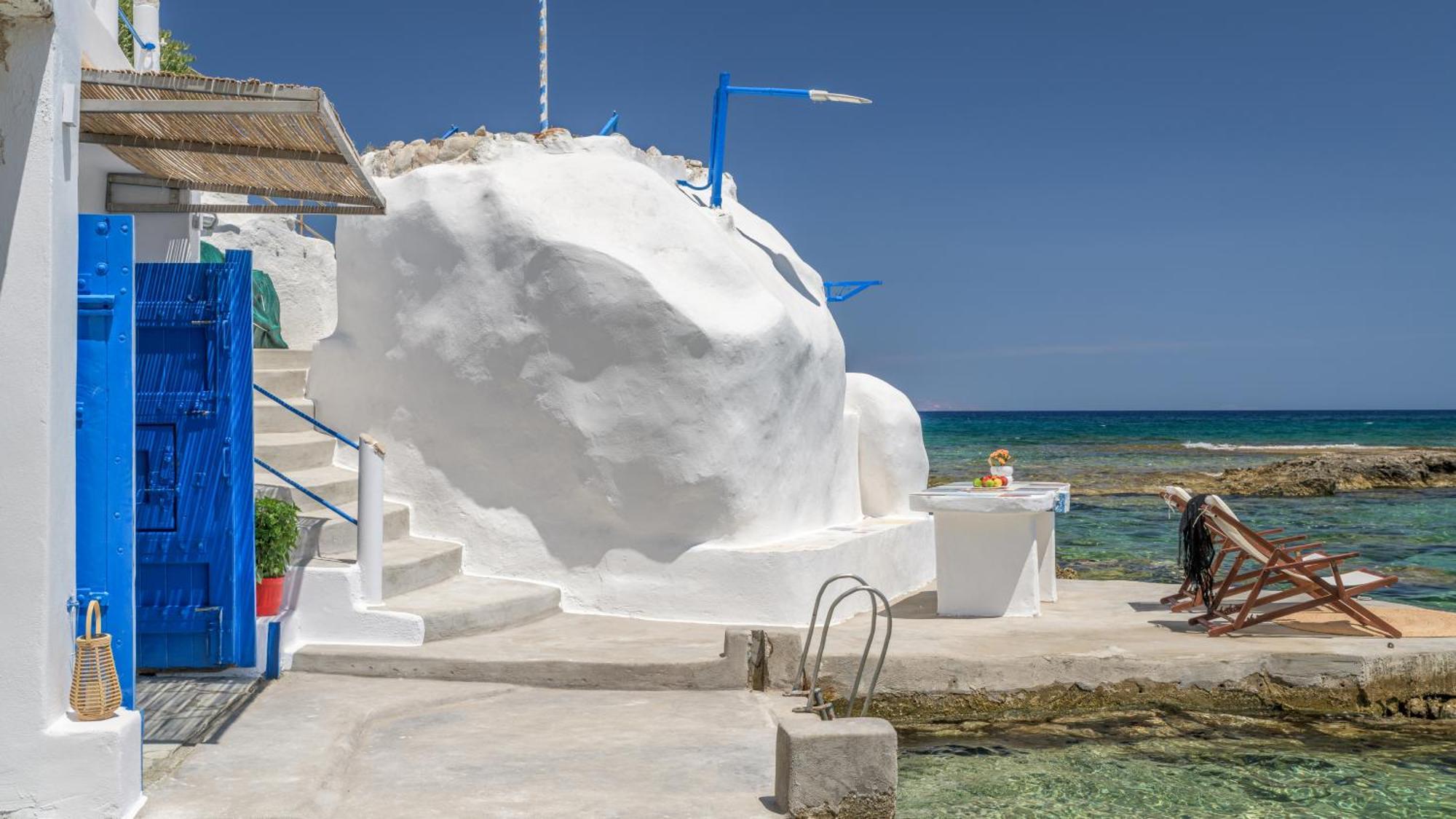Esperanza Boathouses Mandrakia المظهر الخارجي الصورة
